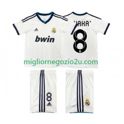 Maglia Real Madrid KAKA 8 2012 2013 Retro Bambino Casa Divisa Manica Corta
