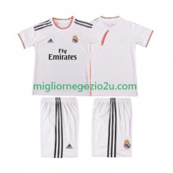Maglia Real Madrid 2013 2014 Retro Bambino Casa Divisa Manica Corta