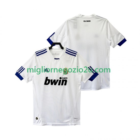 Maglia Real Madrid Retro Uomo Casa Divisa 2011 2010 Manica Corta