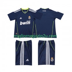 Maglia Real Madrid Retro Bambino Trasferta Divisa 2011 2010 Manica Corta
