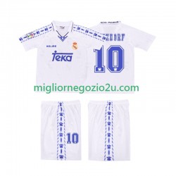Maglia Real Madrid SEEDORF 10 1996 1997 Retro Bambino Casa Divisa Manica Corta