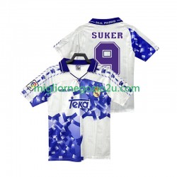 Maglia Real Madrid SUKER 9 1996 1997 Retro Uomo Terza Divisa Manica Corta