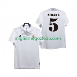 Maglia Real Madrid ZIDANE 5 2003 Retro Uomo Casa Divisa 2002 Manica Corta