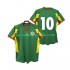 Maglia Senegal 10 Retro Uomo Trasferta Divisa 2002 Manica Corta