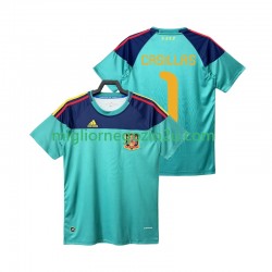 Maglia Spagna Casillas 1 Portiere Retro Uomo Casa Divisa 2010 Manica Corta