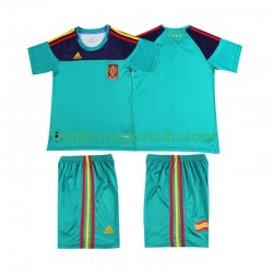 Maglia Spagna Portiere Retro Bambino Casa Divisa 2010 Manica Corta
