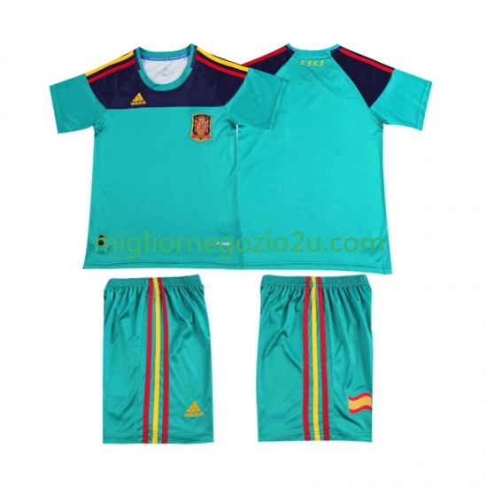Maglia Spagna Portiere Retro Bambino Casa Divisa 2010 Manica Corta