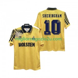Maglia Tottenham Hotspur SHERINGHAM 10 1992 Retro Uomo Trasferta Divisa 1994 Manica Corta