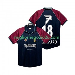 Maglia West Ham United LAMPARD 18 Iron Maiden Retro Uomo Casa Divisa 1999 Manica Corta