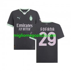 Maglia AC Milan Fofana 29 Uomo Terza Divisa 2024-2025 Manica Corta