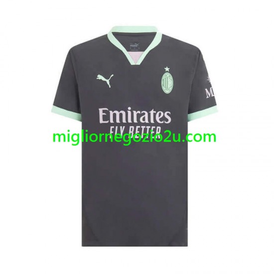 Maglia AC Milan Uomo Terza Divisa 2024-2025 Manica Corta
