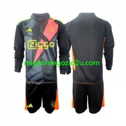 Maglia AFC Ajax Portiere Bambino Casa Divisa 2024-2025 Manica Lunga