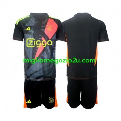 Maglia AFC Ajax Portiere Bambino Casa Divisa 2024-2025 Manica Corta