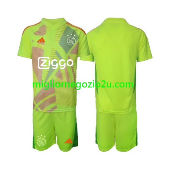 Maglia AFC Ajax Portiere Bambino Terza Divisa 2024-2025 Manica Corta