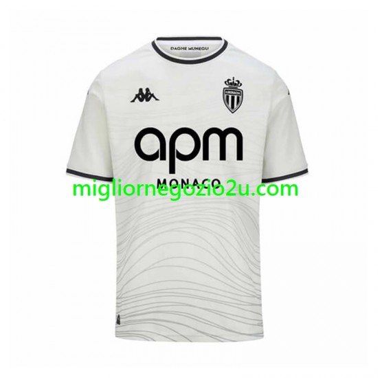 Maglia AS Monaco Uomo Terza Divisa 2024-2025 Manica Corta