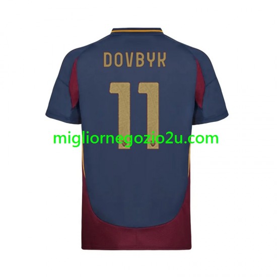 Maglia AS Roma Artem Dovbyk 11 Uomo Terza Divisa 2024-2025 Manica Corta