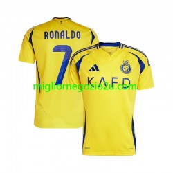 Maglia Al Nassr Cristiano Ronaldo 7 Uomo Casa Divisa 2024-2025 Manica Corta