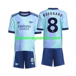 Maglia Arsenal Odegaard 8 Bambino Terza Divisa 2024-2025 Manica Corta