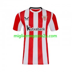 Maglia Athletic Bilbao Uomo Casa Divisa 2024-2025 Manica Corta