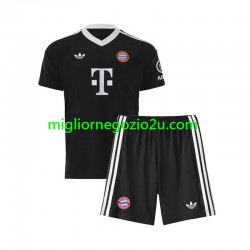 Maglia FC Bayern München Portiere Bambino Terza Divisa 2024-2025 Manica Corta