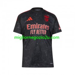 Maglia Benfica Uomo Trasferta Divisa 2024-2025 Manica Corta