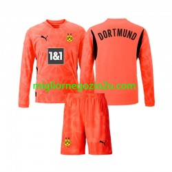 Maglia Borussia Dortmund Portiere Bambino Terza Divisa 2024-2025 Manica Lunga