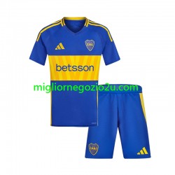 Maglia CA Boca Juniors Bambino Casa Divisa 2024-2025 Manica Corta