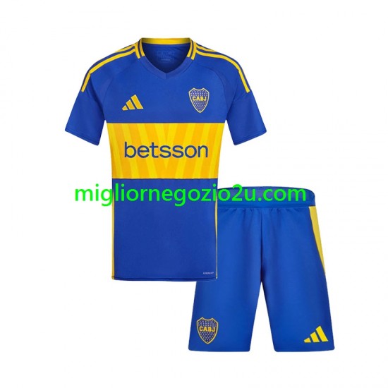 Maglia CA Boca Juniors Bambino Casa Divisa 2024-2025 Manica Corta