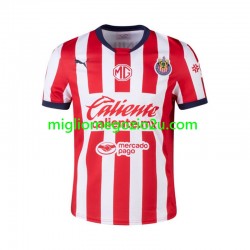 Maglia CD Guadalajara Uomo Casa Divisa 2024-2025 Manica Corta
