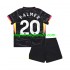 Maglia Chelsea Cole Palmer 20 Bambino Terza Divisa 2024-2025 Manica Corta