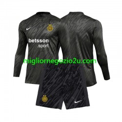 Maglia Chelsea Portiere Bambino Trasferta Divisa 2024-2025 Manica Lunga