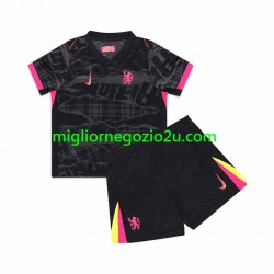 Maglia Chelsea Bambino Terza Divisa 2024-2025 Manica Corta