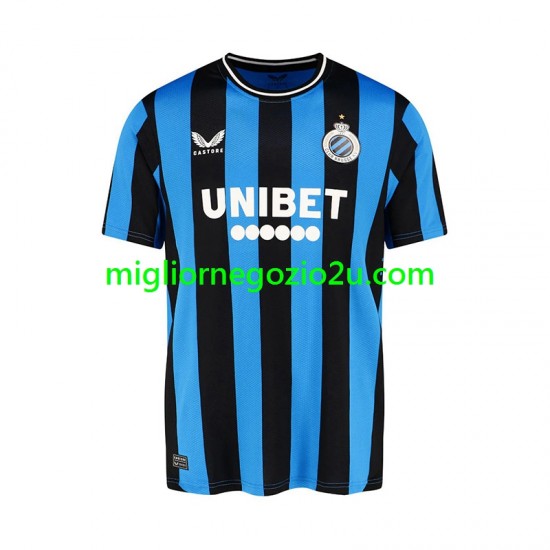Maglia Club Brugge Uomo Casa Divisa 2024-2025 Manica Corta