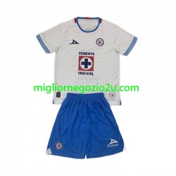 Maglia Cruz Azul Bambino Trasferta Divisa 2024-2025 Manica Corta