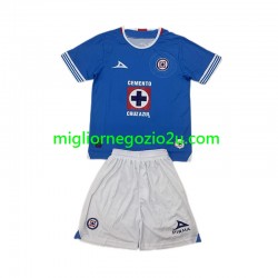 Maglia Cruz Azul Bambino Casa Divisa 2024-2025 Manica Corta