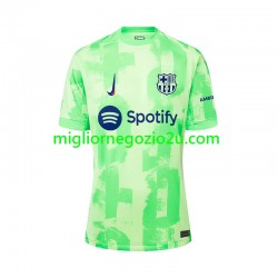 Maglia FC Barcelona Uomo Terza Divisa 2024-2025 Manica Corta