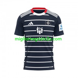 Maglia Hamburger SV Uomo Trasferta Divisa 2024-2025 Manica Corta