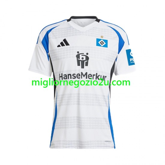 Maglia Hamburger SV Uomo Casa Divisa 2024-2025 Manica Corta