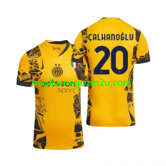Maglia Inter Milan Hakan Calhanoglu 20 Uomo Terza Divisa 2024-2025 Manica Corta