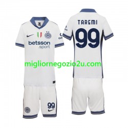 Maglia Inter Milan Mehdi Taremi 99 Bambino Trasferta Divisa 2024-2025 Manica Corta