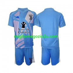 Maglia Juventus Portiere Bambino Casa Divisa 2024-2025 Manica Corta