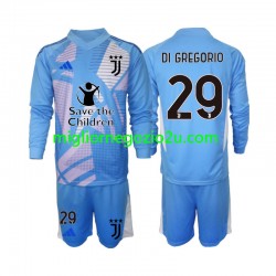 Maglia Juventus Michele Di Gregorio 29 Portiere Bambino Quarta Divisa 2024-2025 Manica Lunga