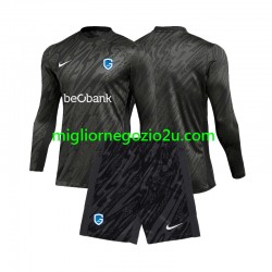 Maglia KRC Genk Portiere Bambino Trasferta Divisa 2024-2025 Manica Lunga