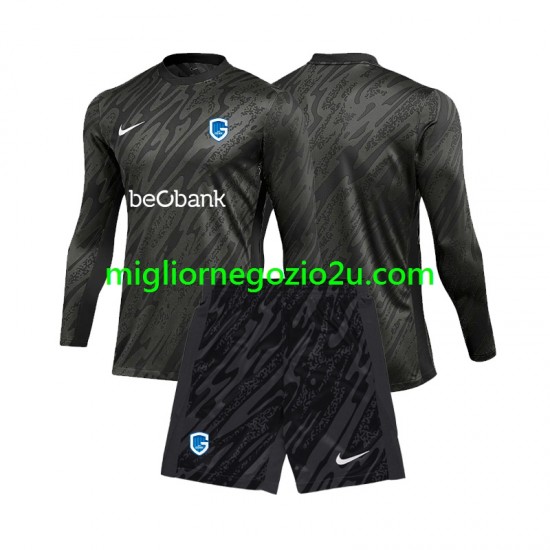 Maglia KRC Genk Portiere Bambino Trasferta Divisa 2024-2025 Manica Lunga