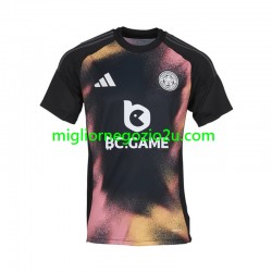 Maglia Leicester City Uomo Trasferta Divisa 2024-2025 Manica Corta