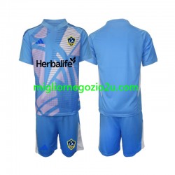 Maglia Los Angeles Galaxy Portiere Bambino Trasferta Divisa 2024-2025 Manica Corta