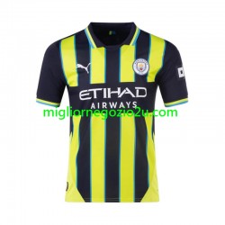 Maglia Manchester City Uomo Trasferta Divisa 2024-2025 Manica Corta