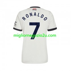 Maglia Manchester United Cristiano Ronaldo 7 Uomo Terza Divisa 2024-2025 Manica Corta