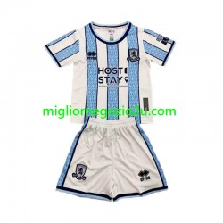 Maglia Middlesbrough Bambino Trasferta Divisa 2024-2025 Manica Corta