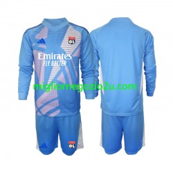 Maglia Olympique Lyonnais Portiere Bambino Terza Divisa 2024-2025 Manica Lunga
